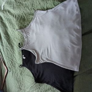 High Neck Tank Top Two Pack